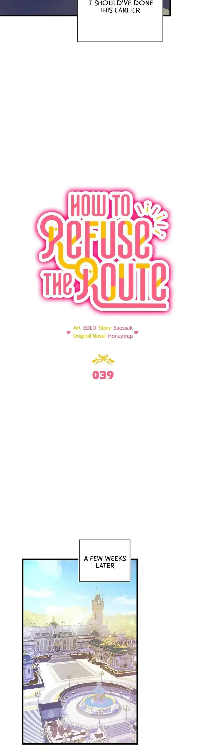 To deny the route Chapter 39 page 20