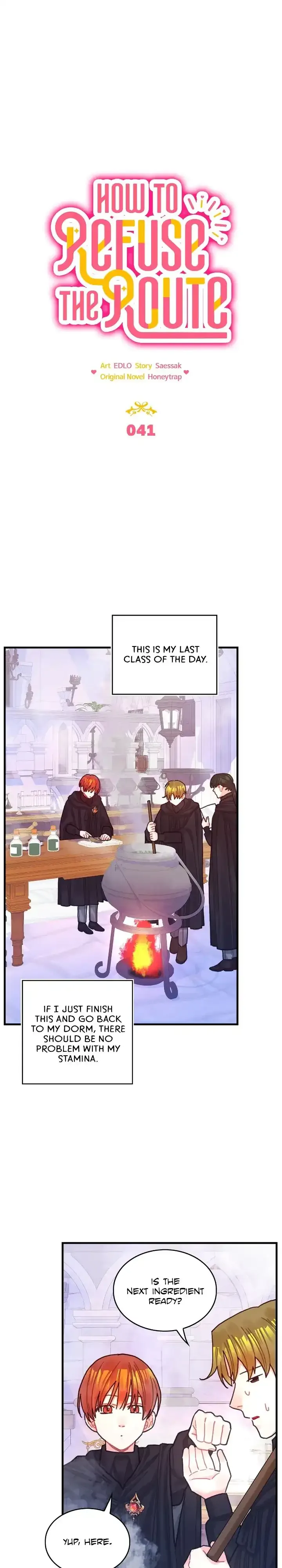 To deny the route Chapter 41 page 13