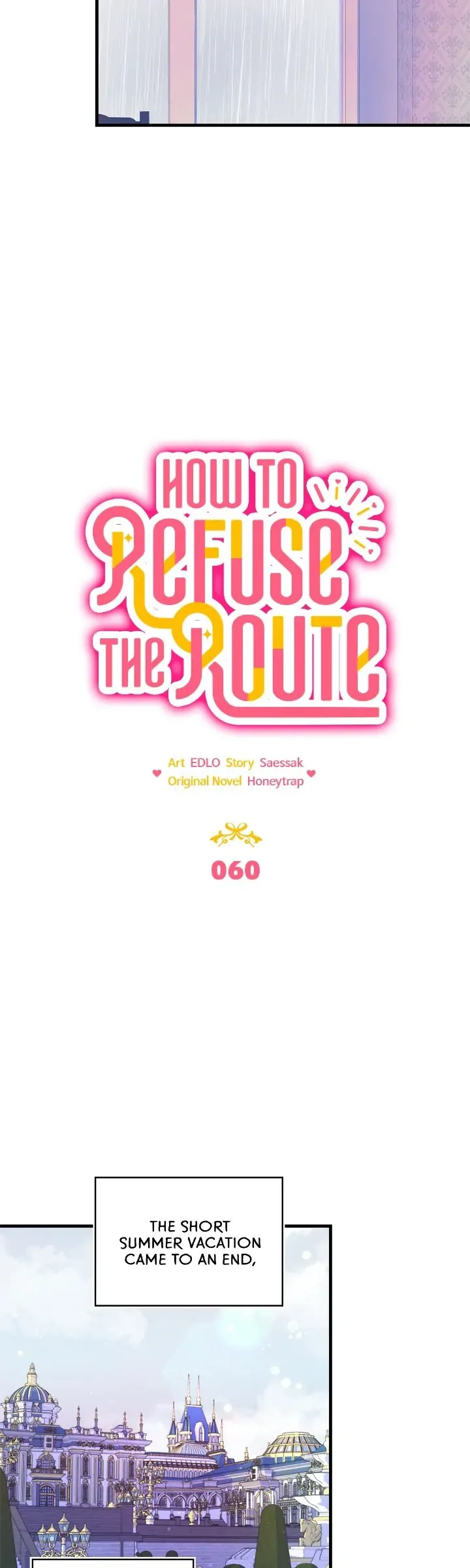 To deny the route Chapter 60 page 18