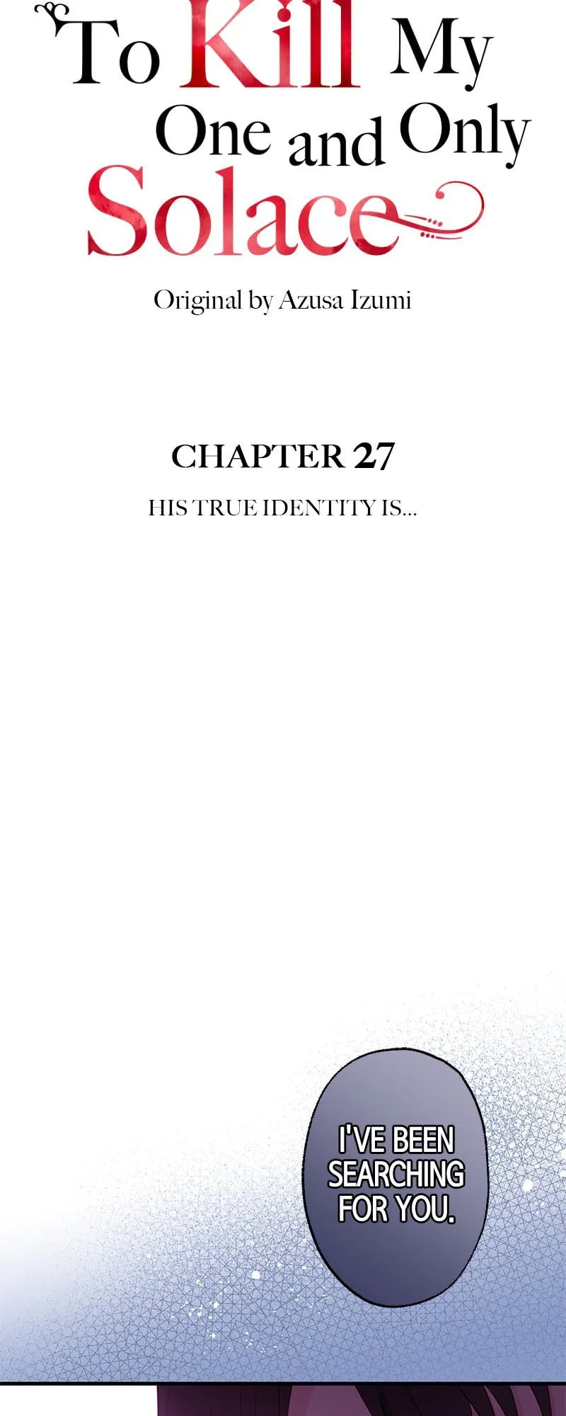 To Kill My One and Only Solace Chapter 27 page 11