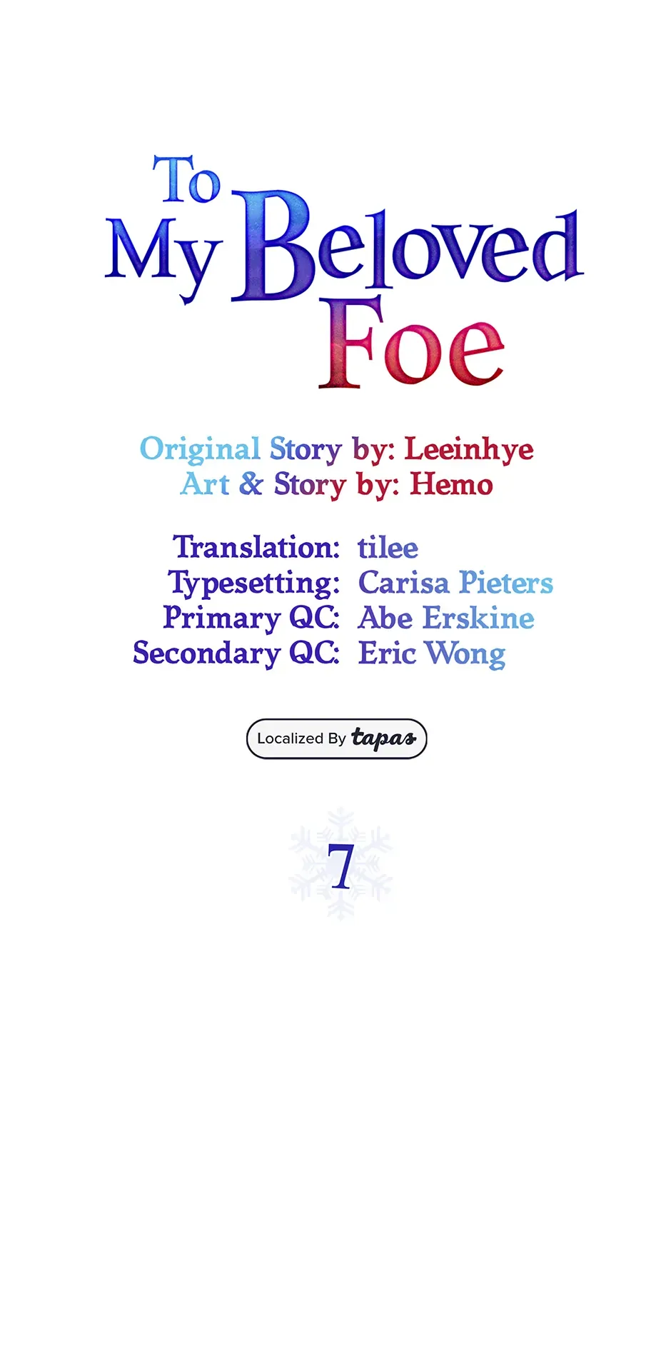 To My Beloved Foe Chapter 7 page 11
