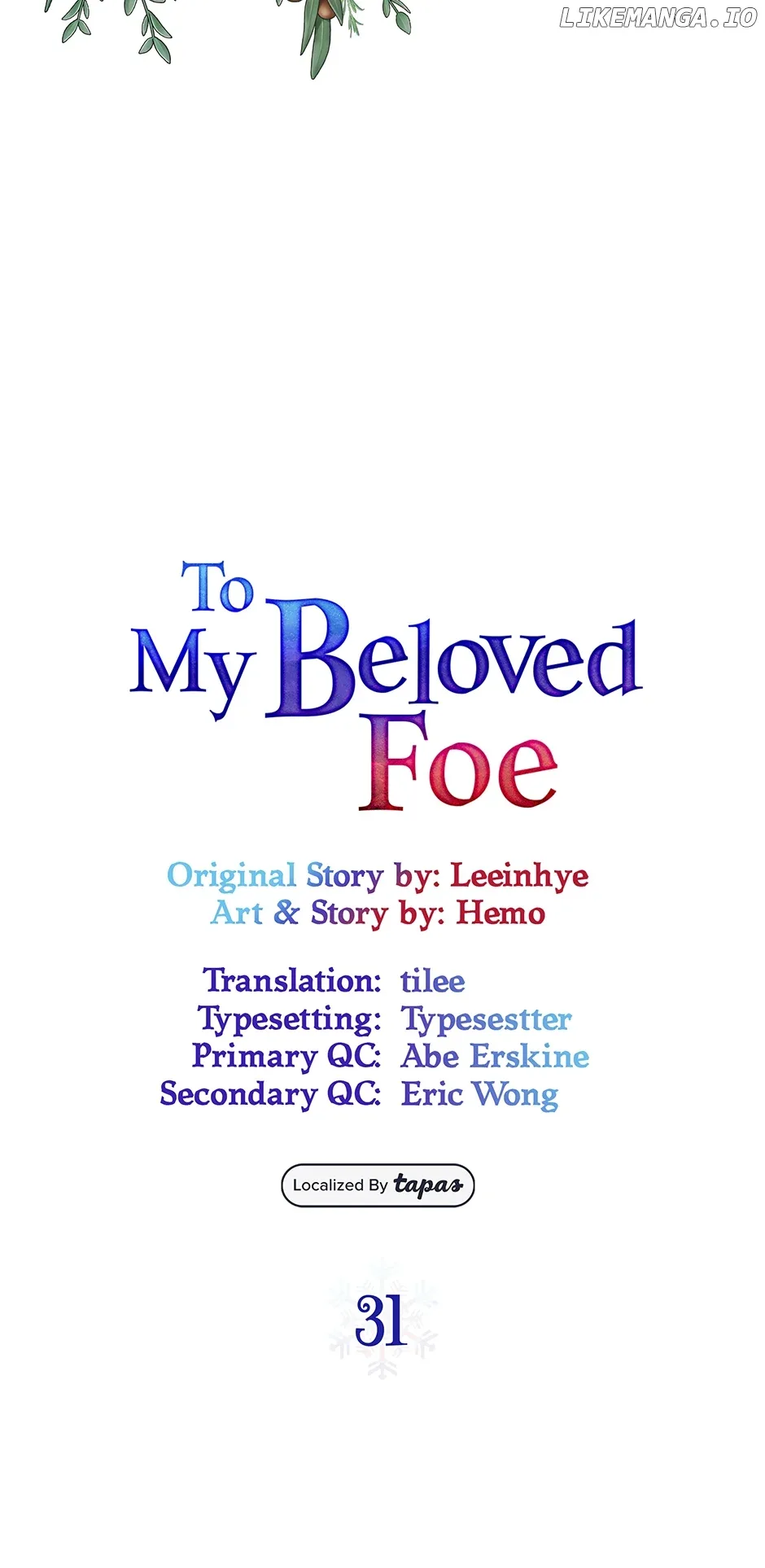 To My Beloved Foe Chapter 31 page 14
