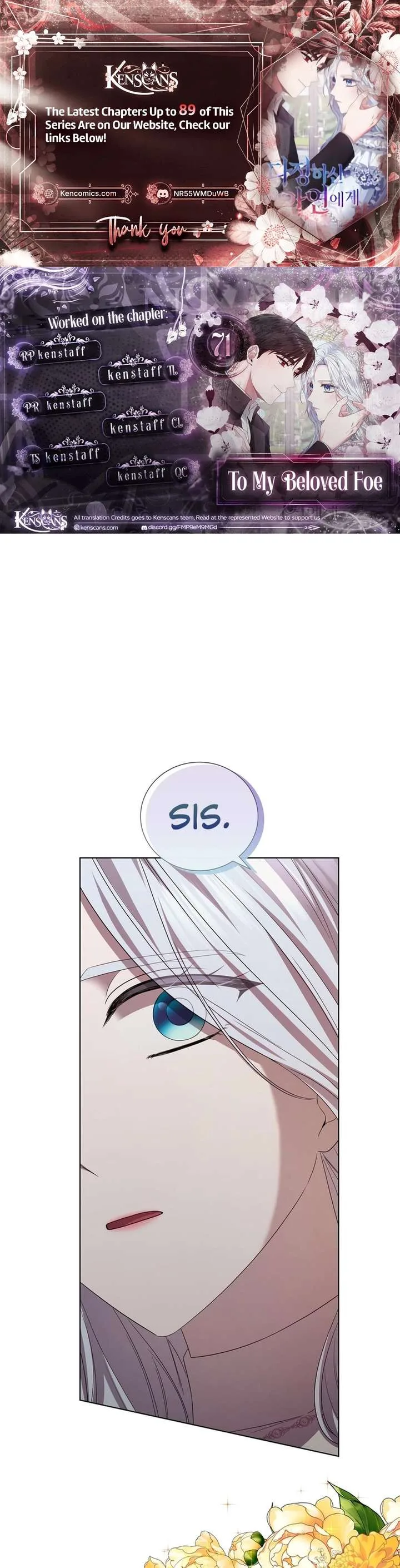 To My Beloved Foe Chapter 71 page 1