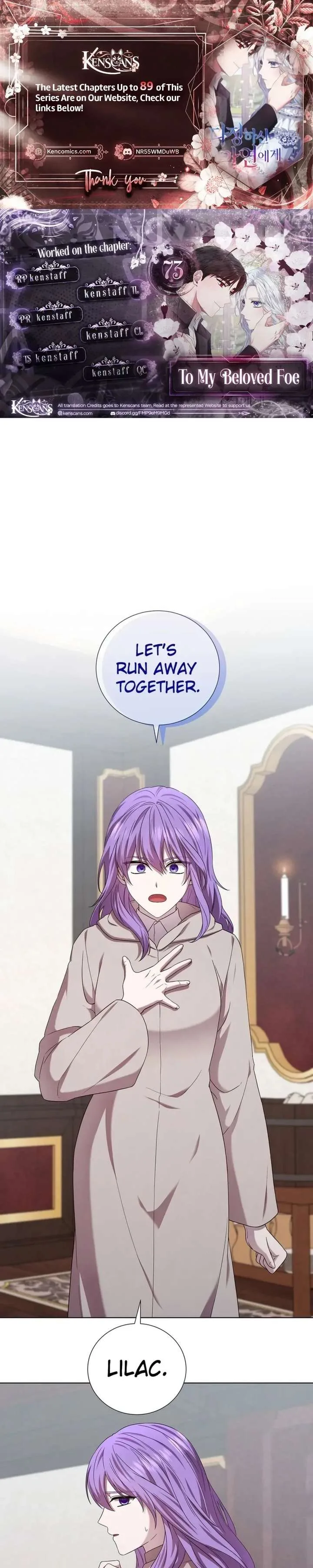 To My Beloved Foe Chapter 73 page 1