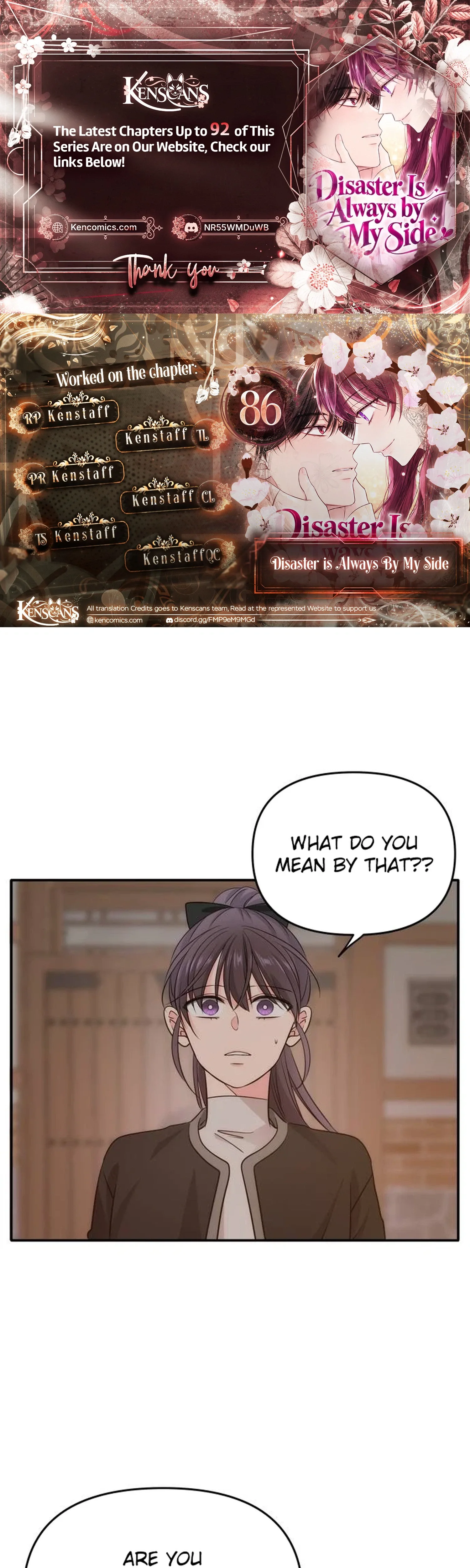 Disaster Is Always Nearby Chapter 86 page 1
