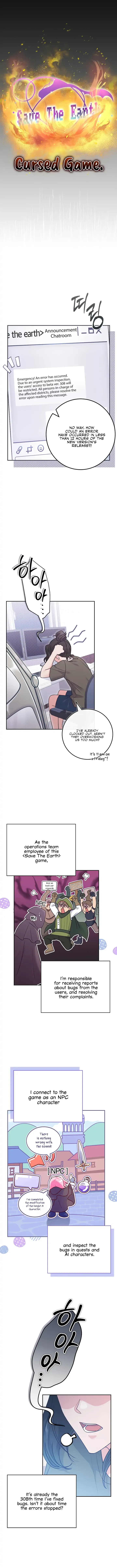 Trapped in a Cursed Game, but now with NPCs Chapter 1 page 8