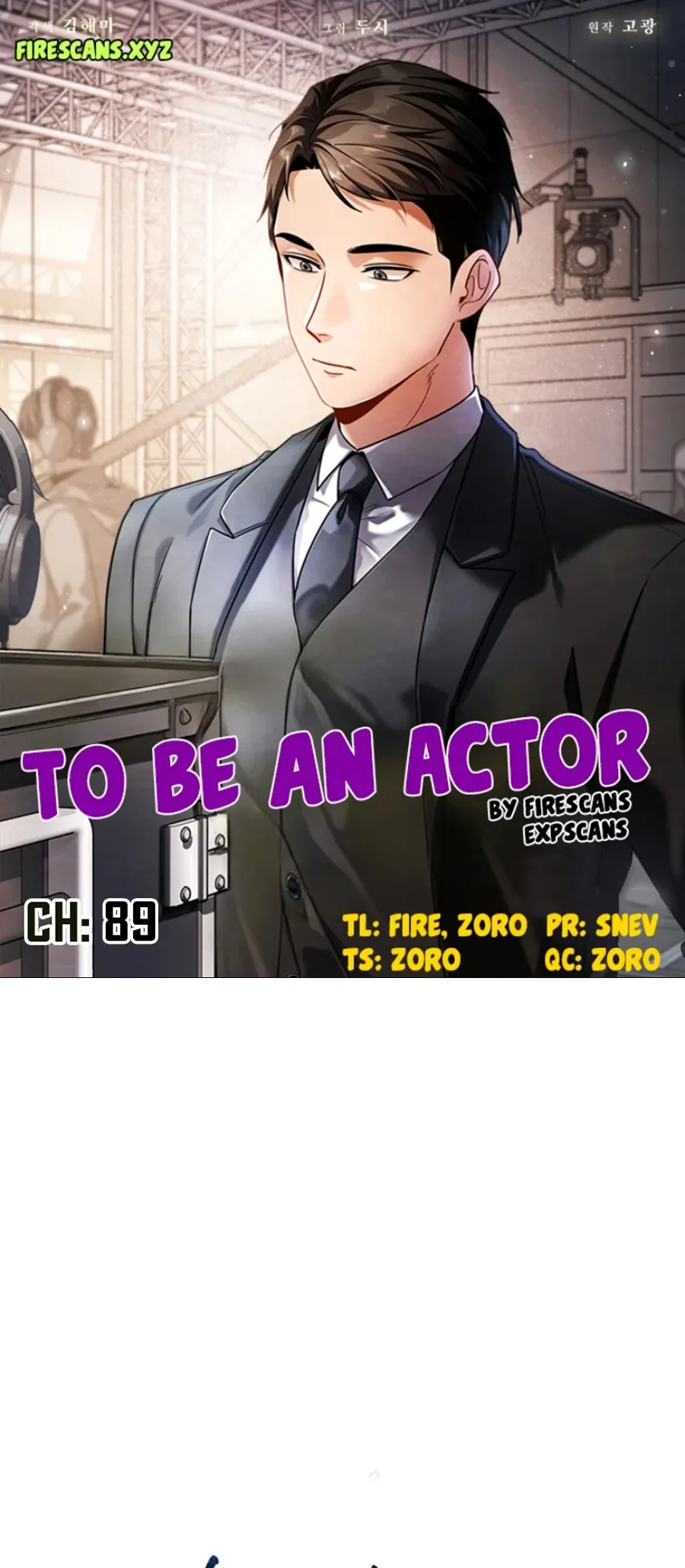 To Be an Actor Chapter 89 page 2
