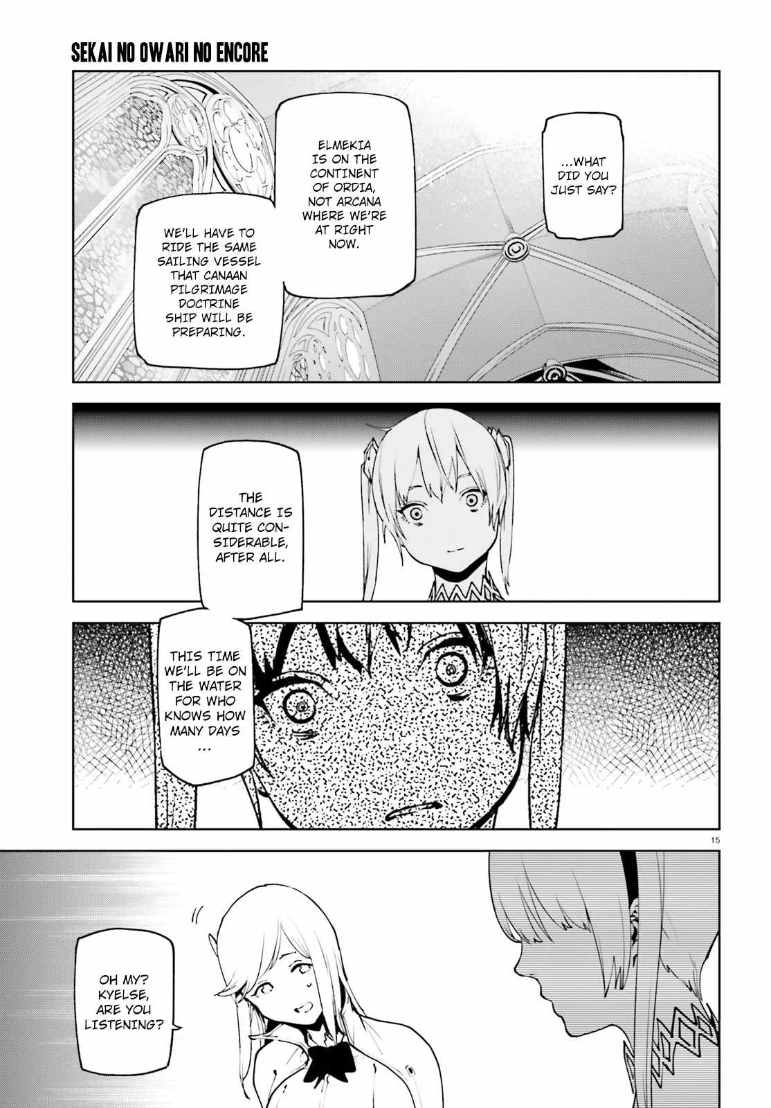 Sekai no Owari no Encore Chapter 34.2 page 16