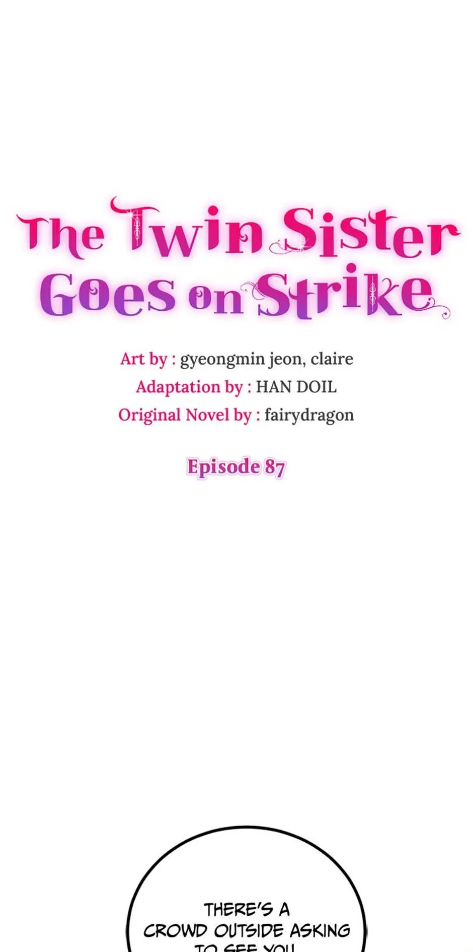 Twin Sister’s Strike Declaration Chapter 87 page 2