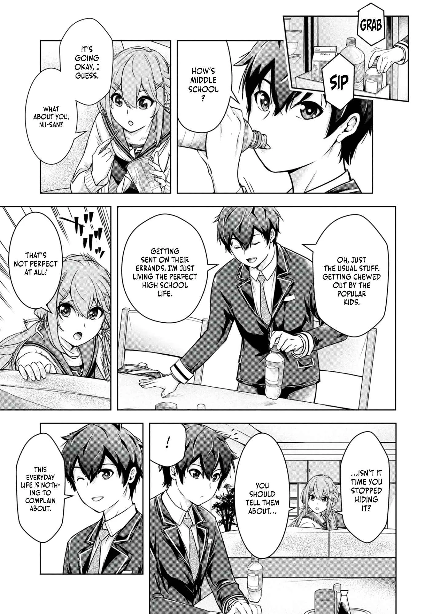 Kamigami no Kennou wo Ayatsurishi Mono ~Nouryoku Suuchi "0" de Sagesumareteiru Ore da ga, Jitsu wa Sekai Saikyou no Ikkaku~ Chapter 1 page 13