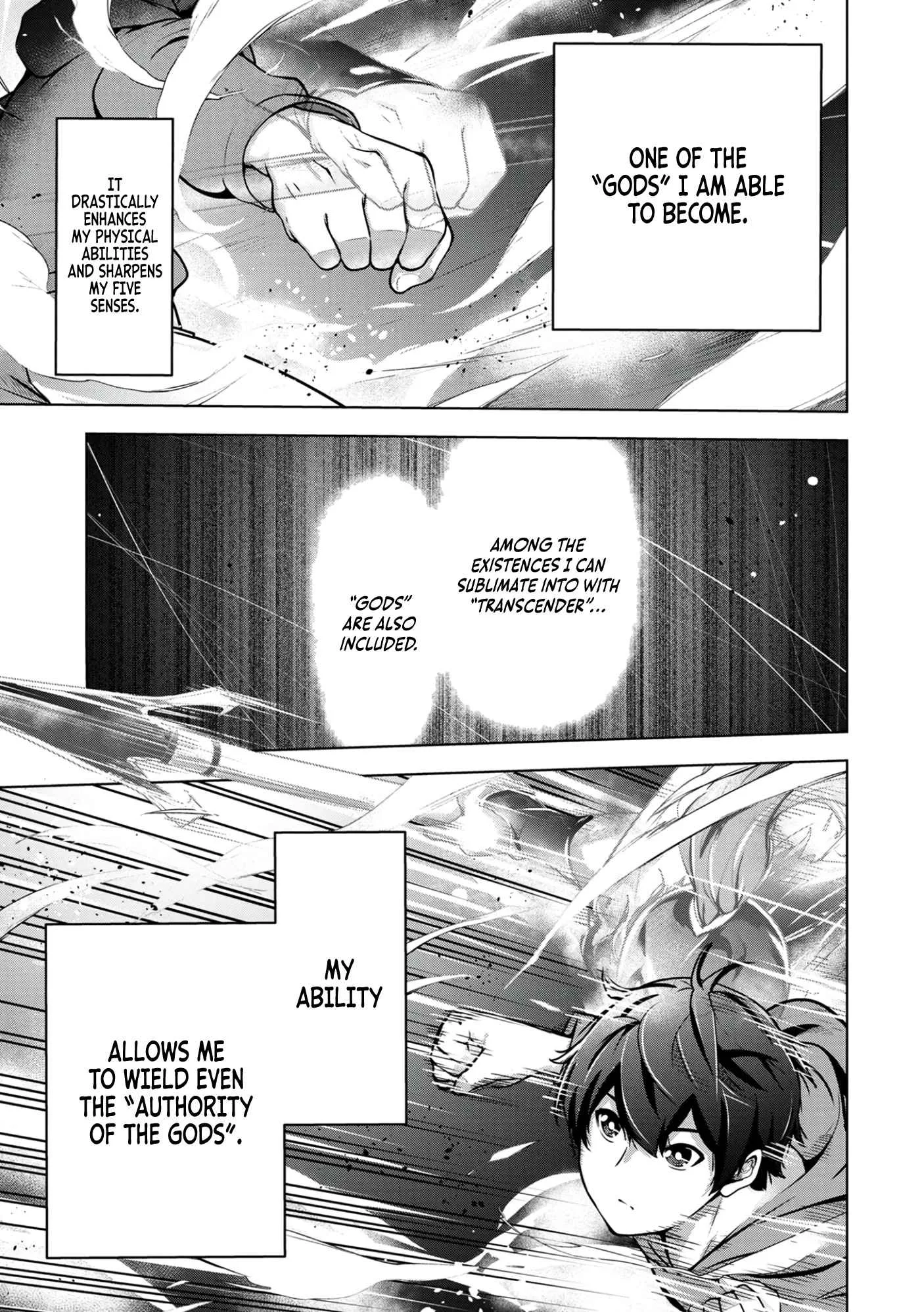Kamigami no Kennou wo Ayatsurishi Mono ~Nouryoku Suuchi "0" de Sagesumareteiru Ore da ga, Jitsu wa Sekai Saikyou no Ikkaku~ Chapter 1 page 29