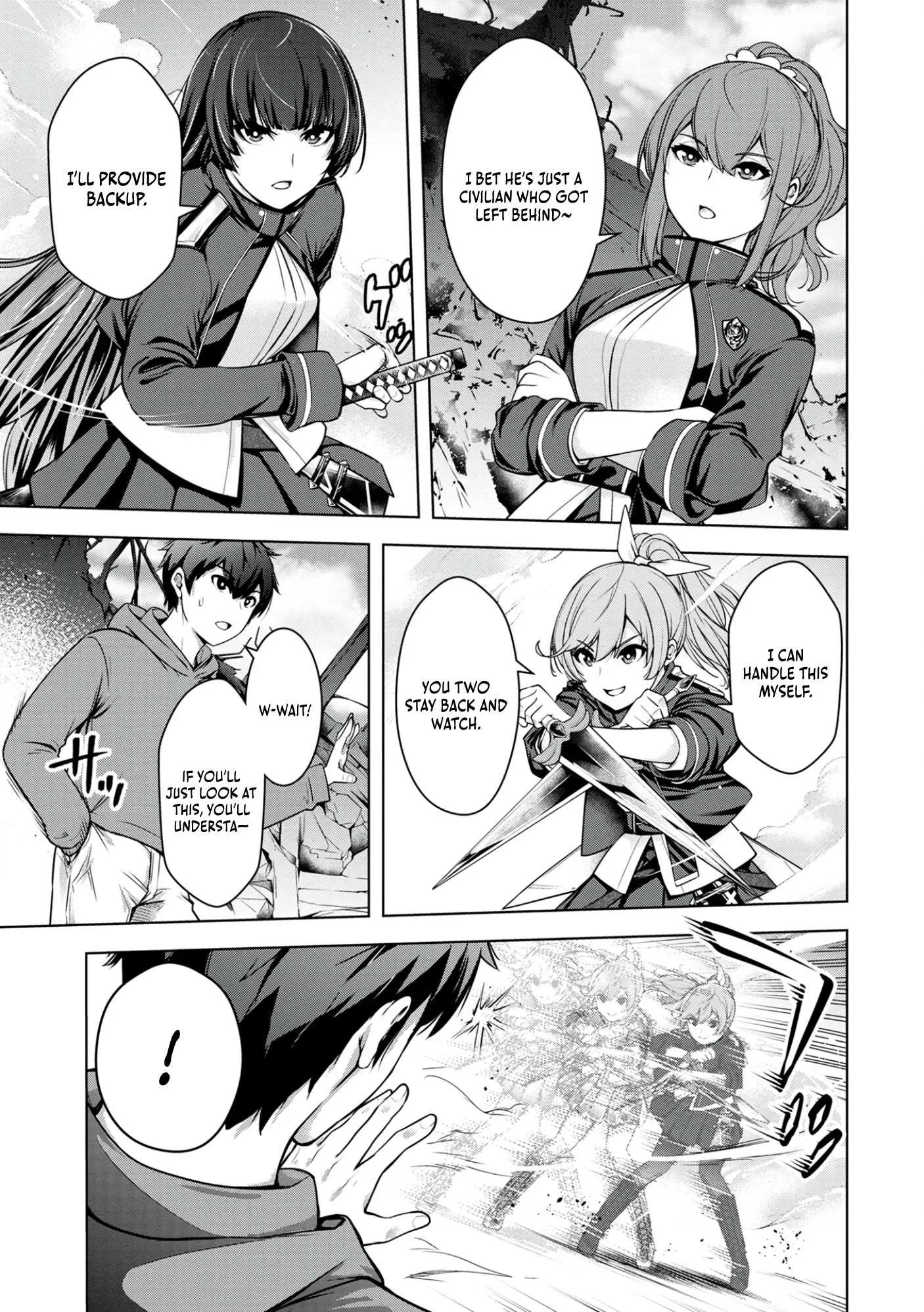 Kamigami no Kennou wo Ayatsurishi Mono ~Nouryoku Suuchi "0" de Sagesumareteiru Ore da ga, Jitsu wa Sekai Saikyou no Ikkaku~ Chapter 2 page 4