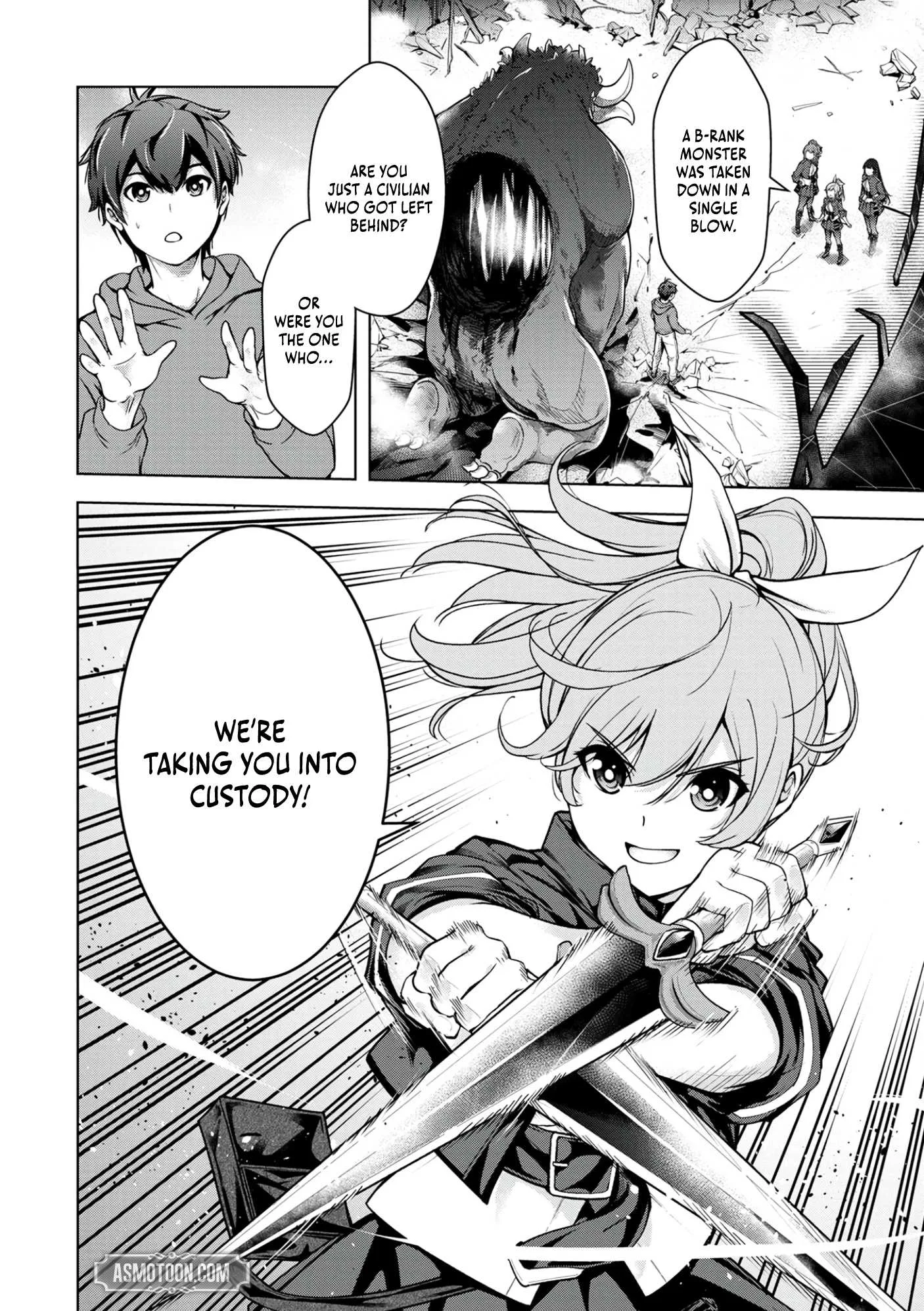 Kamigami no Kennou wo Ayatsurishi Mono ~Nouryoku Suuchi "0" de Sagesumareteiru Ore da ga, Jitsu wa Sekai Saikyou no Ikkaku~ Chapter 2 page 3