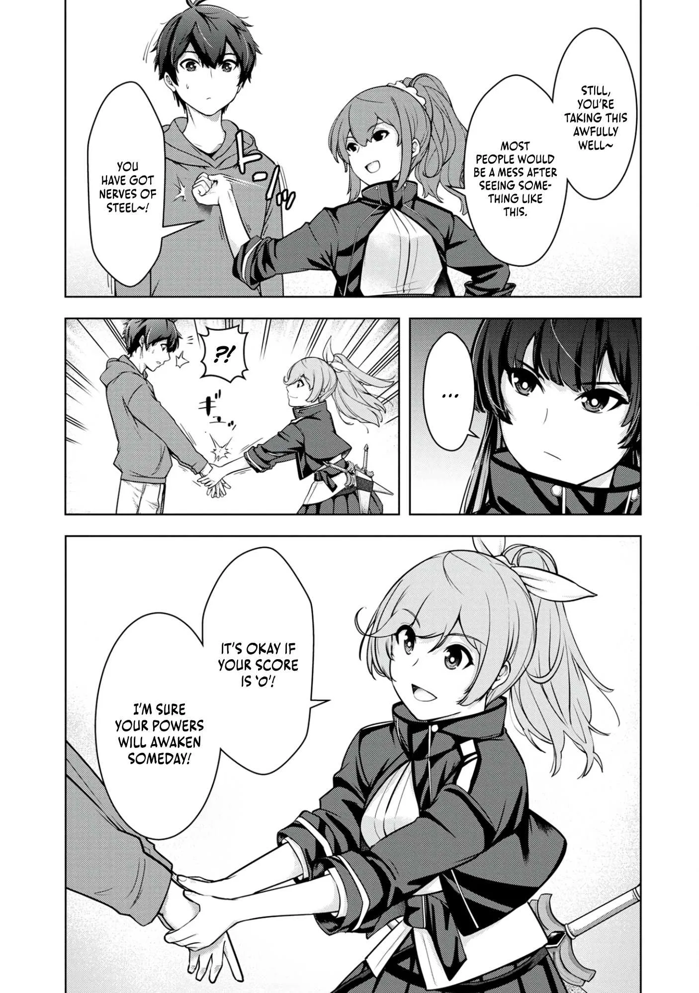Kamigami no Kennou wo Ayatsurishi Mono ~Nouryoku Suuchi "0" de Sagesumareteiru Ore da ga, Jitsu wa Sekai Saikyou no Ikkaku~ Chapter 2 page 8