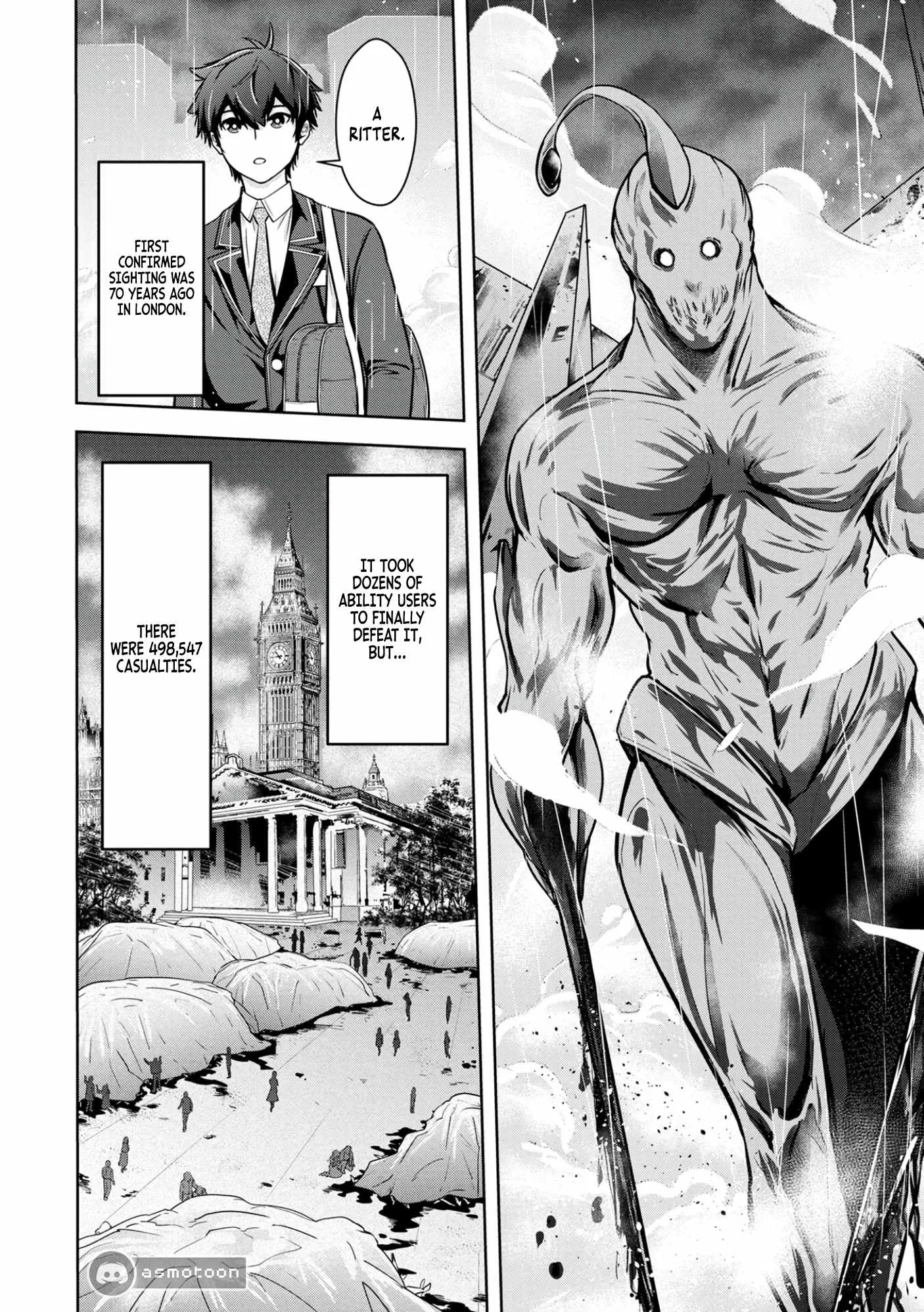 Kamigami no Kennou wo Ayatsurishi Mono ~Nouryoku Suuchi "0" de Sagesumareteiru Ore da ga, Jitsu wa Sekai Saikyou no Ikkaku~ Chapter 3 page 7