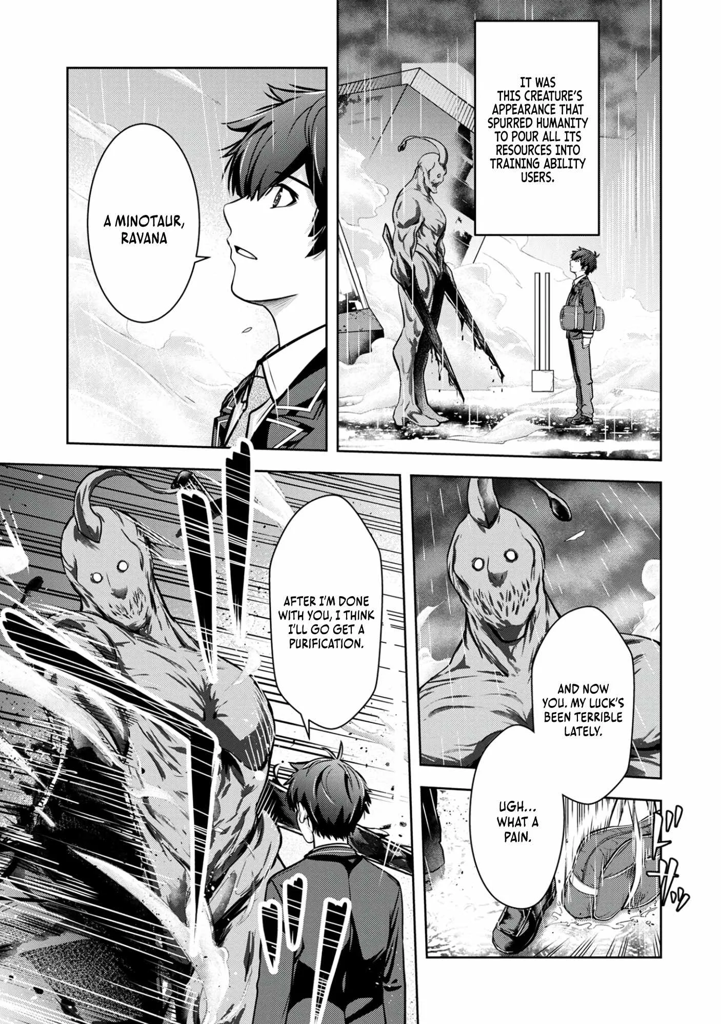 Kamigami no Kennou wo Ayatsurishi Mono ~Nouryoku Suuchi "0" de Sagesumareteiru Ore da ga, Jitsu wa Sekai Saikyou no Ikkaku~ Chapter 3 page 8