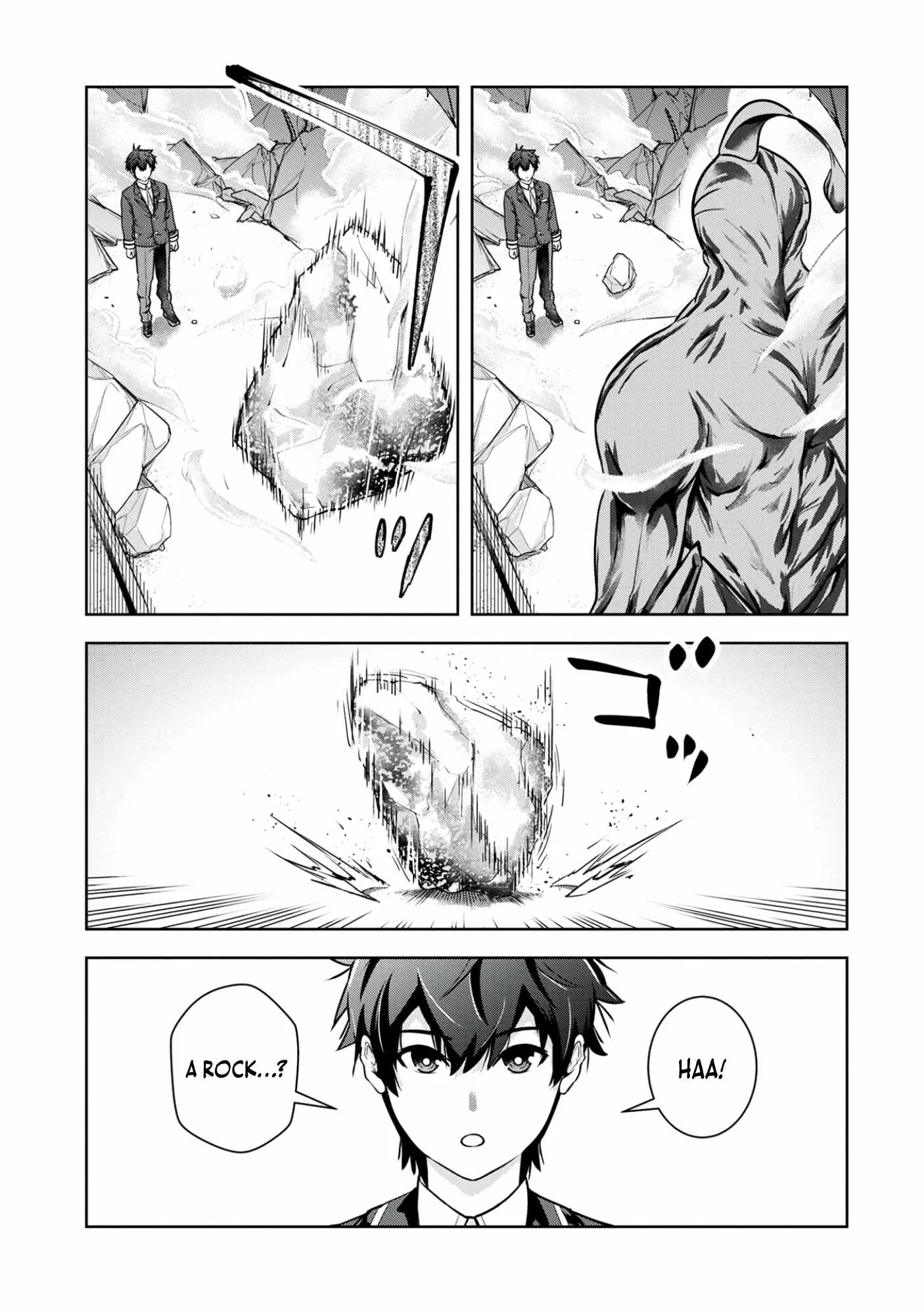 Kamigami no Kennou wo Ayatsurishi Mono ~Nouryoku Suuchi "0" de Sagesumareteiru Ore da ga, Jitsu wa Sekai Saikyou no Ikkaku~ Chapter 3 page 14