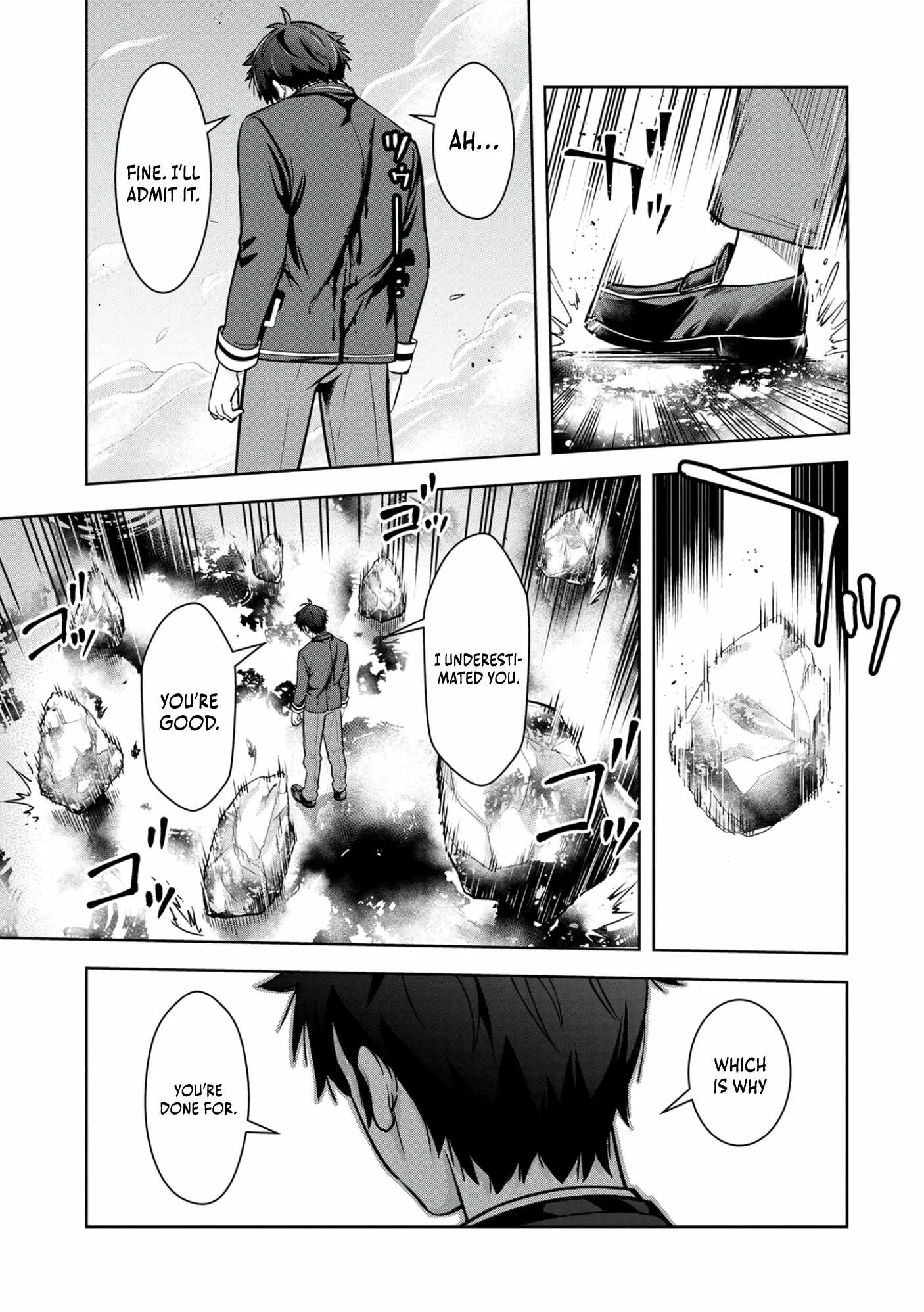 Kamigami no Kennou wo Ayatsurishi Mono ~Nouryoku Suuchi "0" de Sagesumareteiru Ore da ga, Jitsu wa Sekai Saikyou no Ikkaku~ Chapter 3 page 18