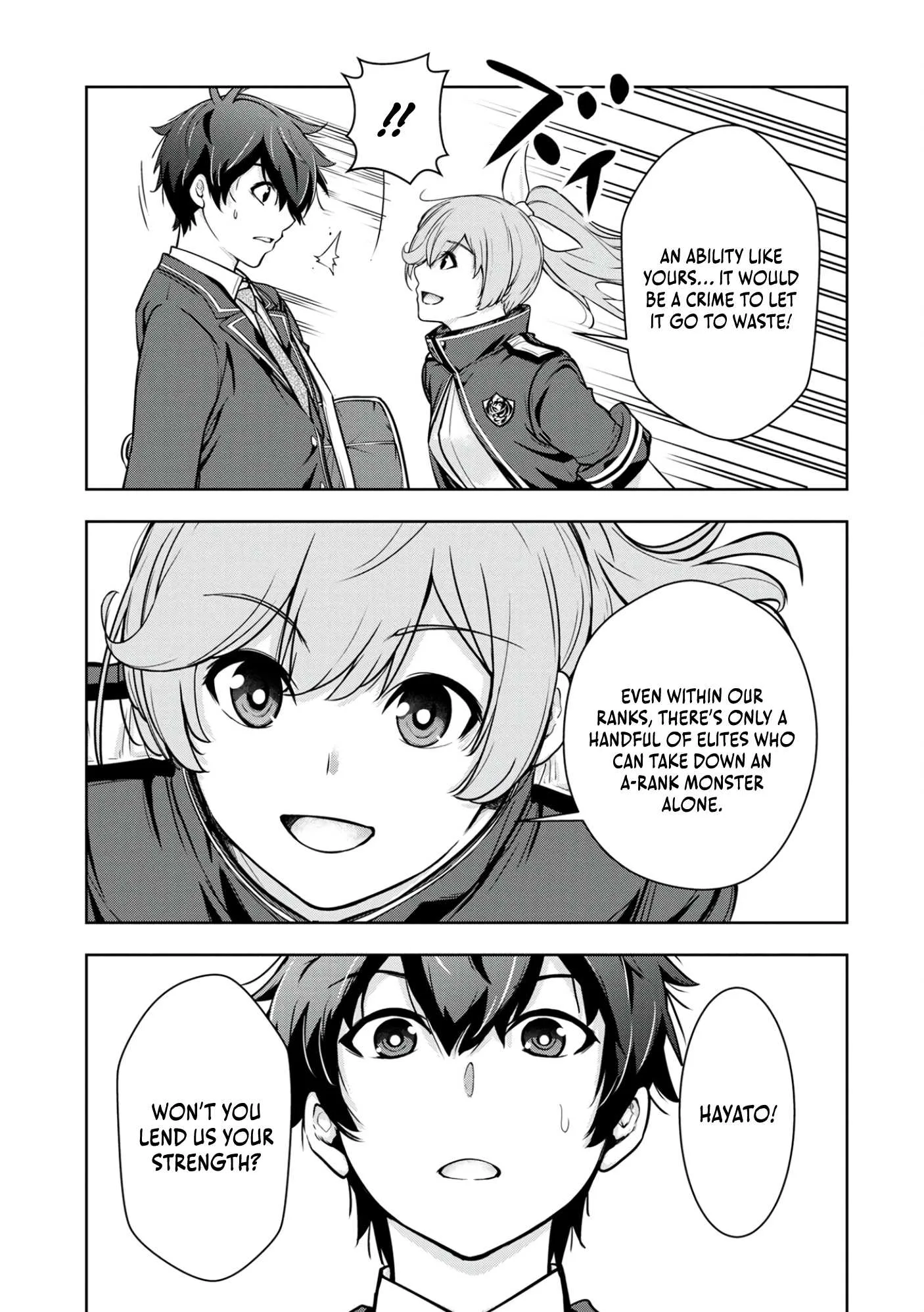 Kamigami no Kennou wo Ayatsurishi Mono ~Nouryoku Suuchi "0" de Sagesumareteiru Ore da ga, Jitsu wa Sekai Saikyou no Ikkaku~ Chapter 4 page 18