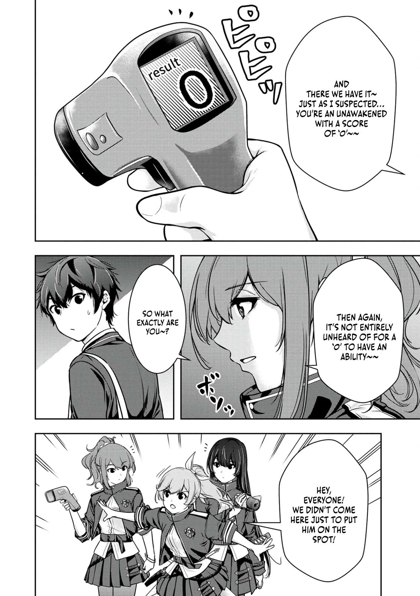 Kamigami no Kennou wo Ayatsurishi Mono ~Nouryoku Suuchi "0" de Sagesumareteiru Ore da ga, Jitsu wa Sekai Saikyou no Ikkaku~ Chapter 4 page 17