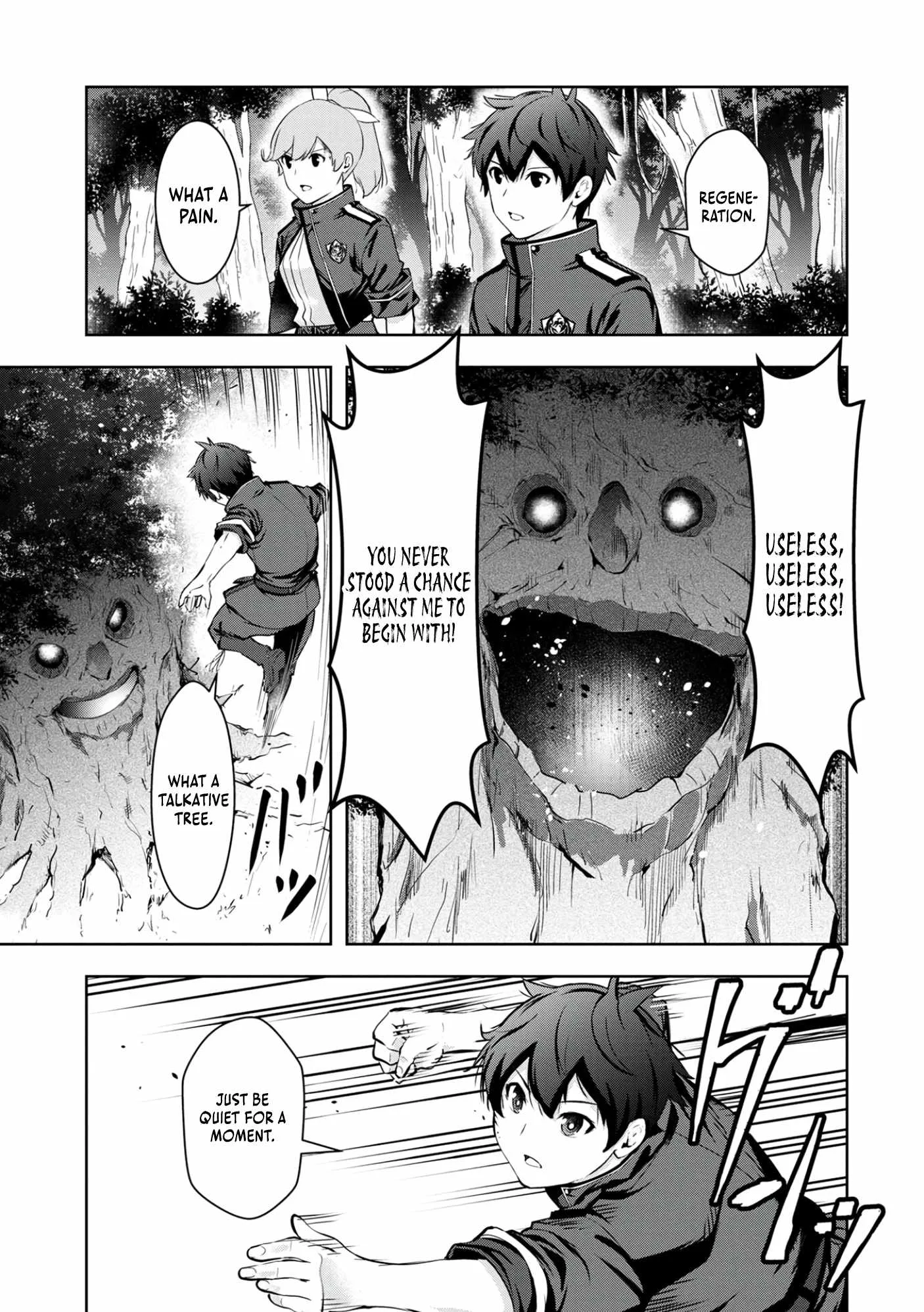 Kamigami no Kennou wo Ayatsurishi Mono ~Nouryoku Suuchi "0" de Sagesumareteiru Ore da ga, Jitsu wa Sekai Saikyou no Ikkaku~ Chapter 11 page 8