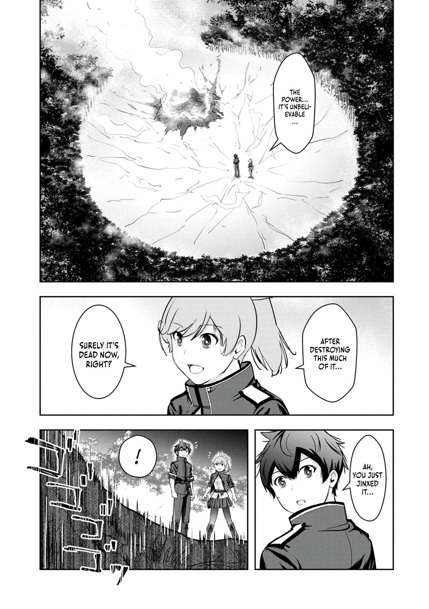 Kamigami no Kennou wo Ayatsurishi Mono ~Nouryoku Suuchi "0" de Sagesumareteiru Ore da ga, Jitsu wa Sekai Saikyou no Ikkaku~ Chapter 11 page 16