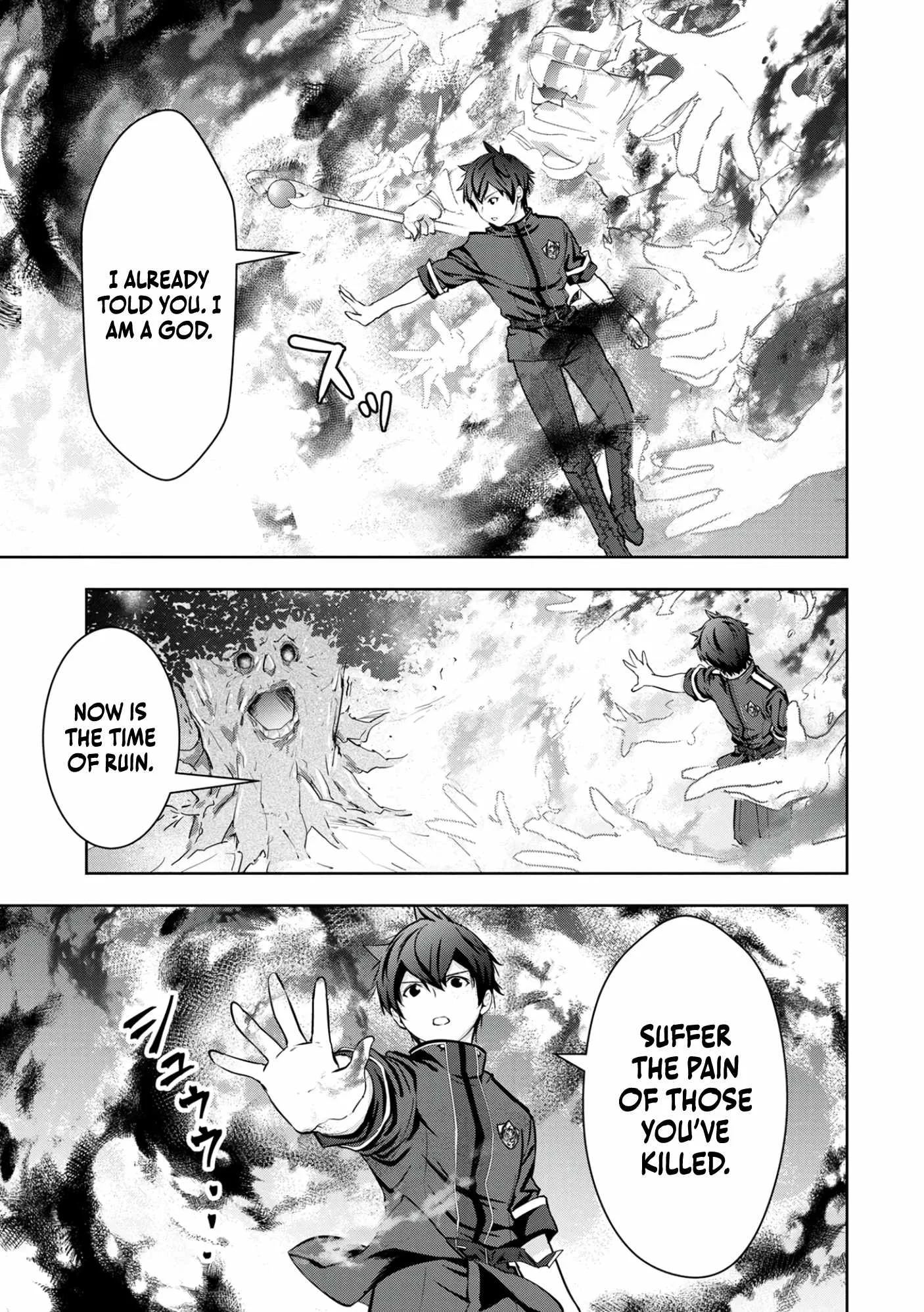 Kamigami no Kennou wo Ayatsurishi Mono ~Nouryoku Suuchi "0" de Sagesumareteiru Ore da ga, Jitsu wa Sekai Saikyou no Ikkaku~ Chapter 13 page 16