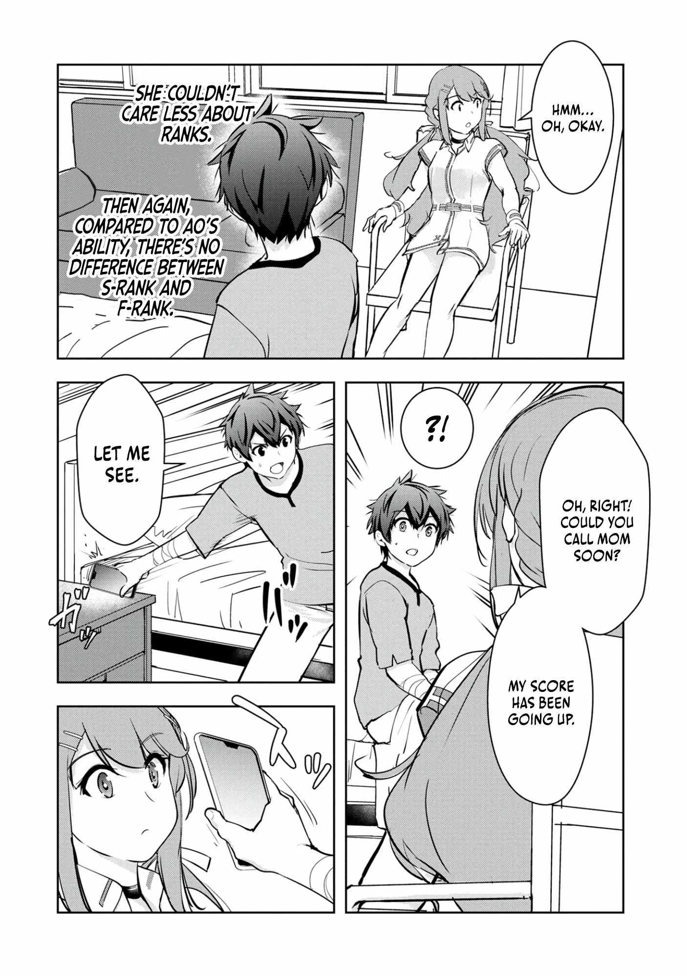 Kamigami no Kennou wo Ayatsurishi Mono ~Nouryoku Suuchi "0" de Sagesumareteiru Ore da ga, Jitsu wa Sekai Saikyou no Ikkaku~ Chapter 14 page 21