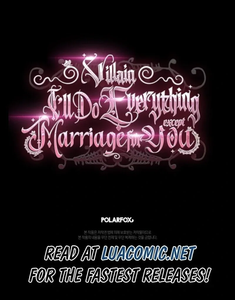 Villain, I’ll Do Everything Except Marriage for You! Chapter 43 page 111