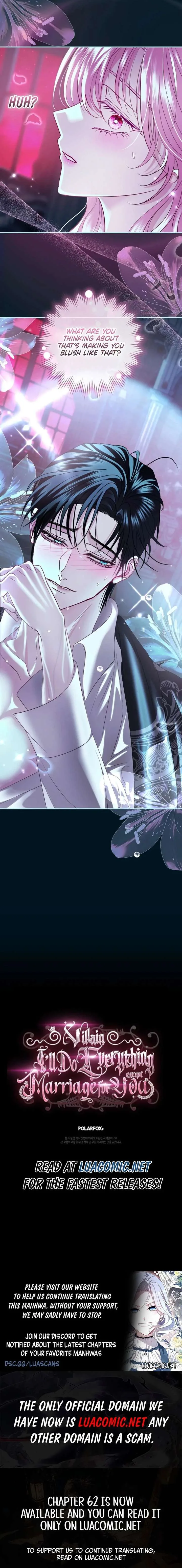 Villain, I’ll Do Everything Except Marriage for You! Chapter 61 page 9