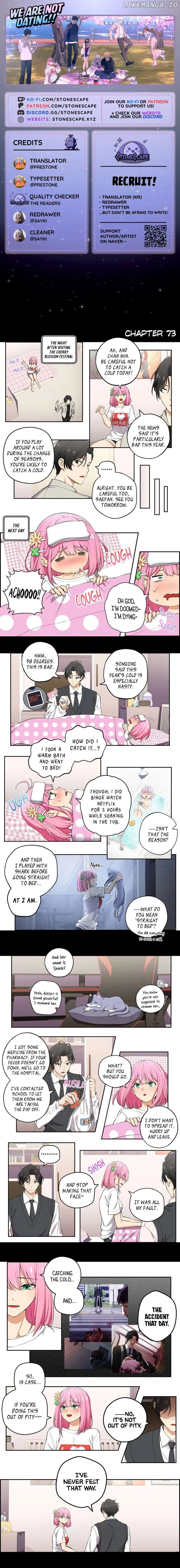 We Are Not Dating! Chapter 73 page 2