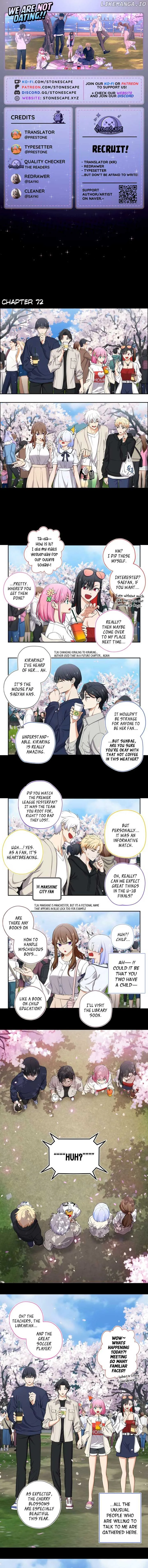 We Are Not Dating! Chapter 72 page 2