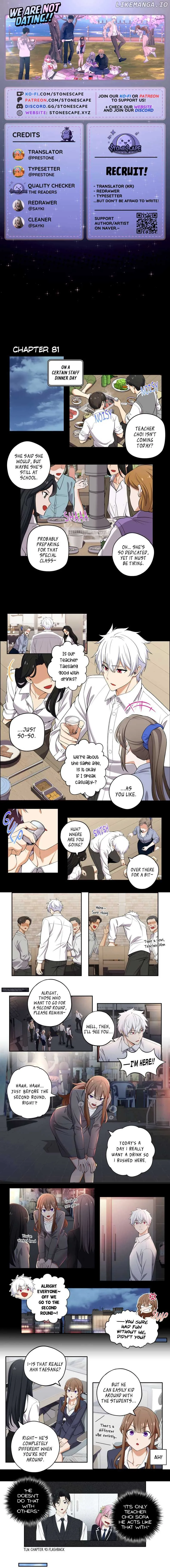We Are Not Dating! Chapter 81 page 2