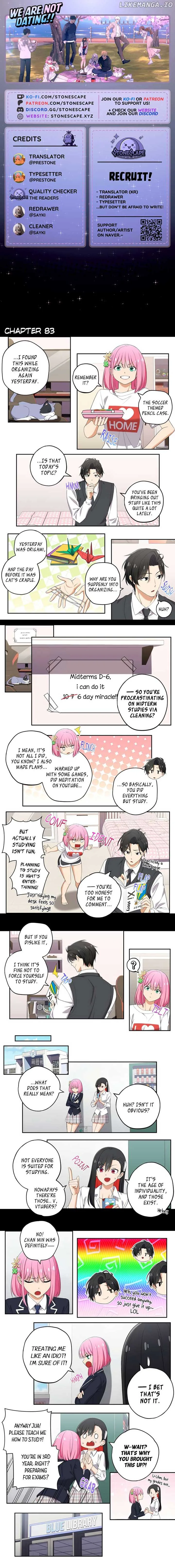 We Are Not Dating! Chapter 83 page 2