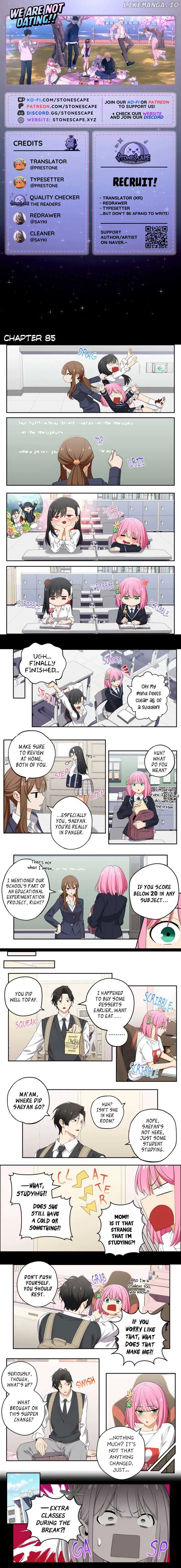 We Are Not Dating! Chapter 85 page 2