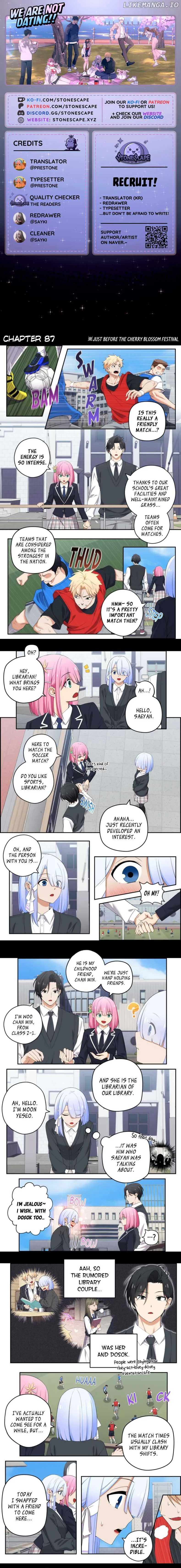 We Are Not Dating! Chapter 87 page 2