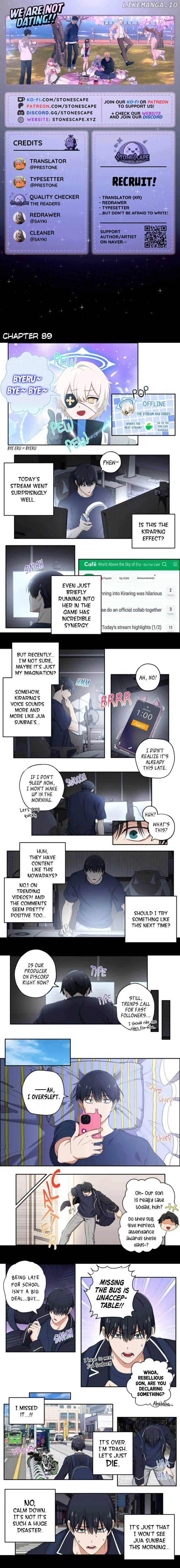 We Are Not Dating! Chapter 89 page 2