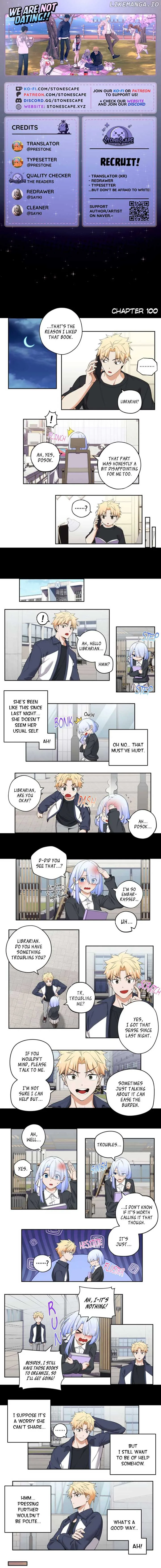 We Are Not Dating! Chapter 100 page 2