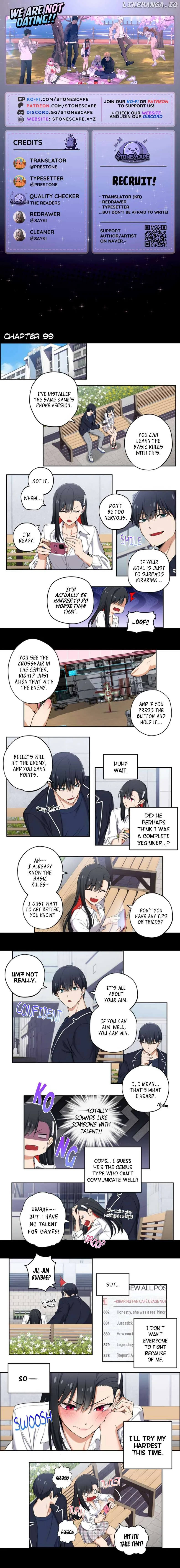 We Are Not Dating! Chapter 99 page 2