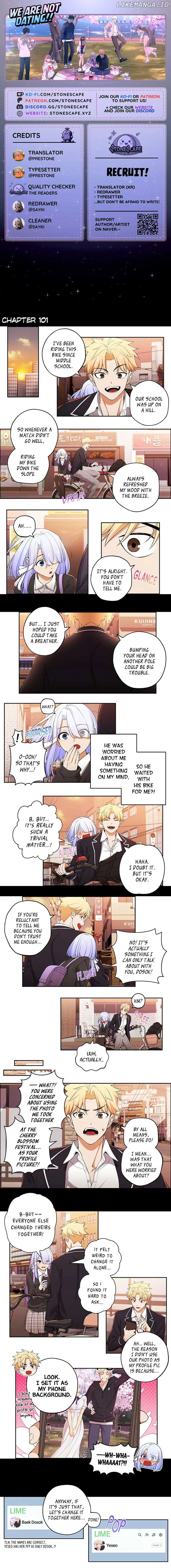 We Are Not Dating! Chapter 101 page 2