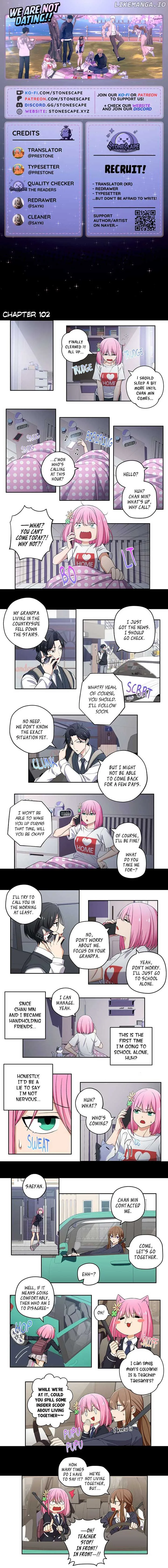 We Are Not Dating! Chapter 102 page 2