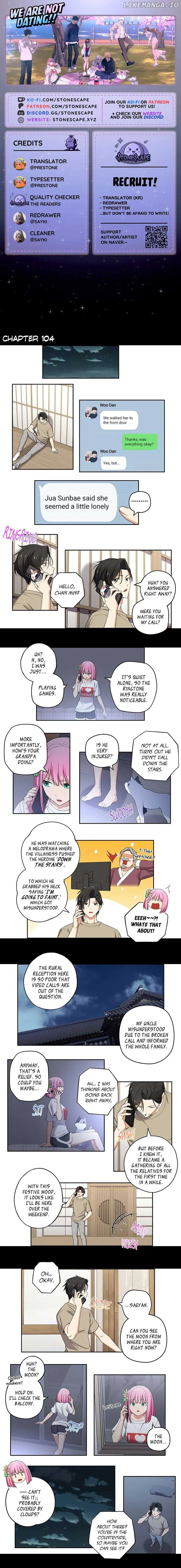 We Are Not Dating! Chapter 104 page 2