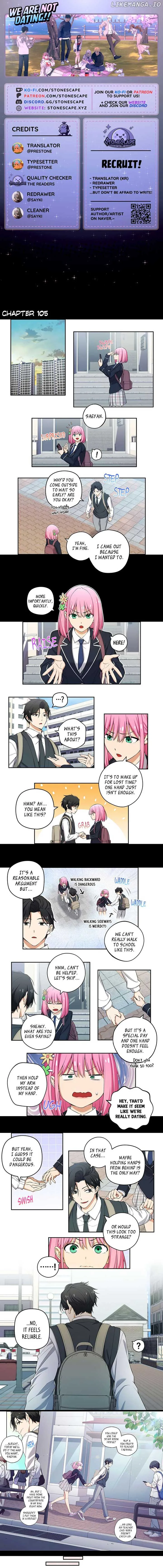 We Are Not Dating! Chapter 105 page 2