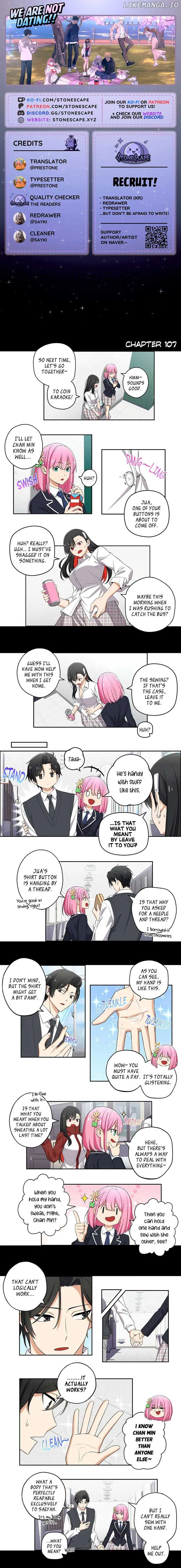 We Are Not Dating! Chapter 107 page 2