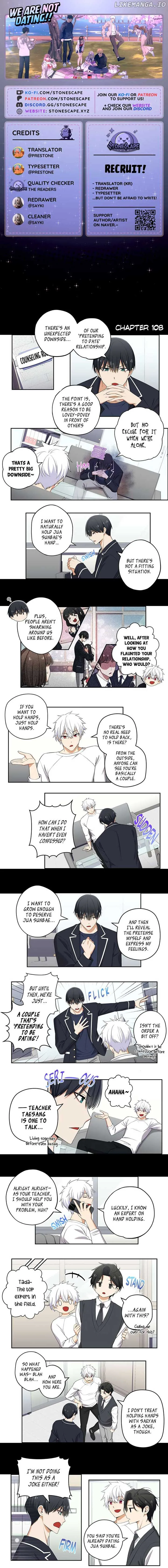 We Are Not Dating! Chapter 108 page 2