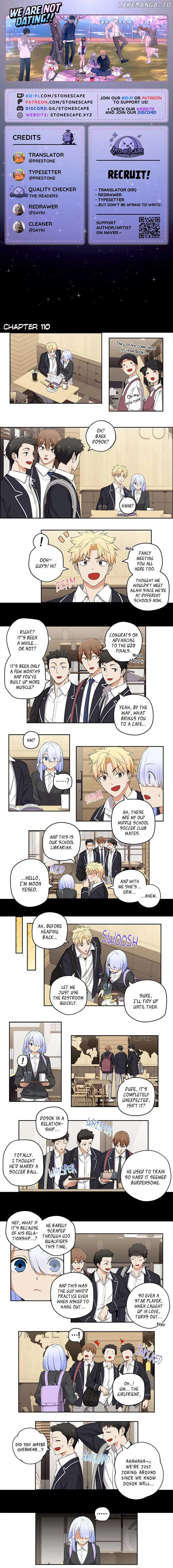 We Are Not Dating! Chapter 110 page 2