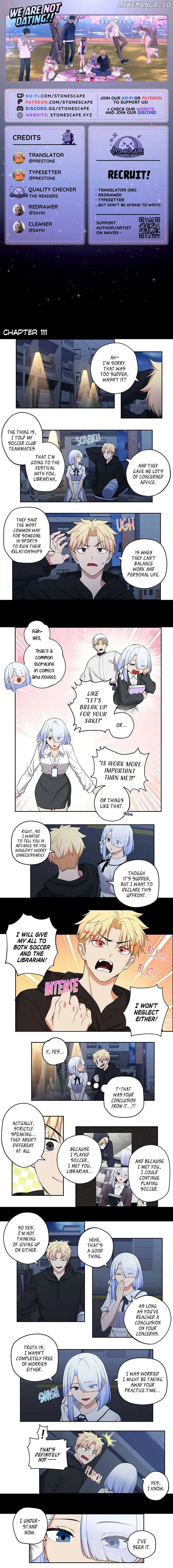 We Are Not Dating! Chapter 111 page 2