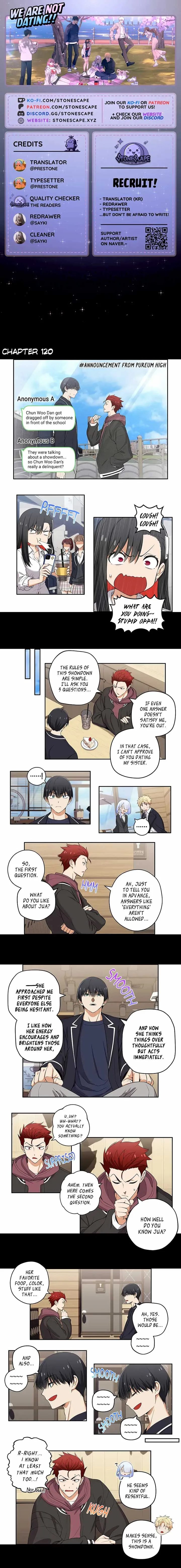 We Are Not Dating! Chapter 120 page 2