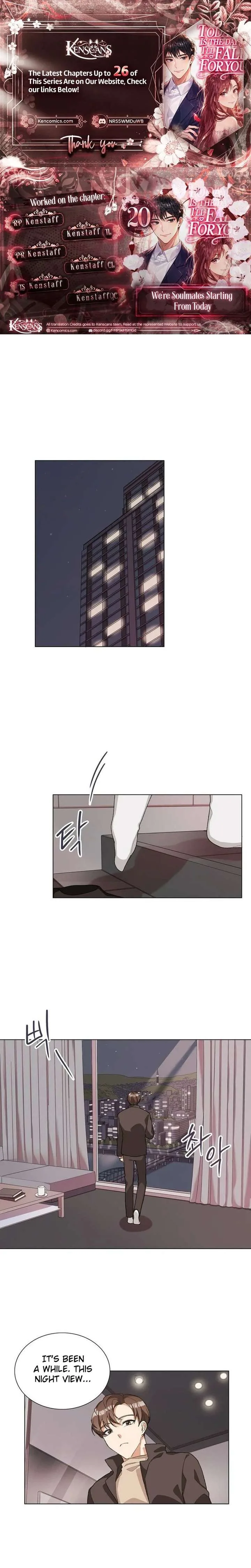 We’re Soulmates Starting From Today Chapter 20 page 1