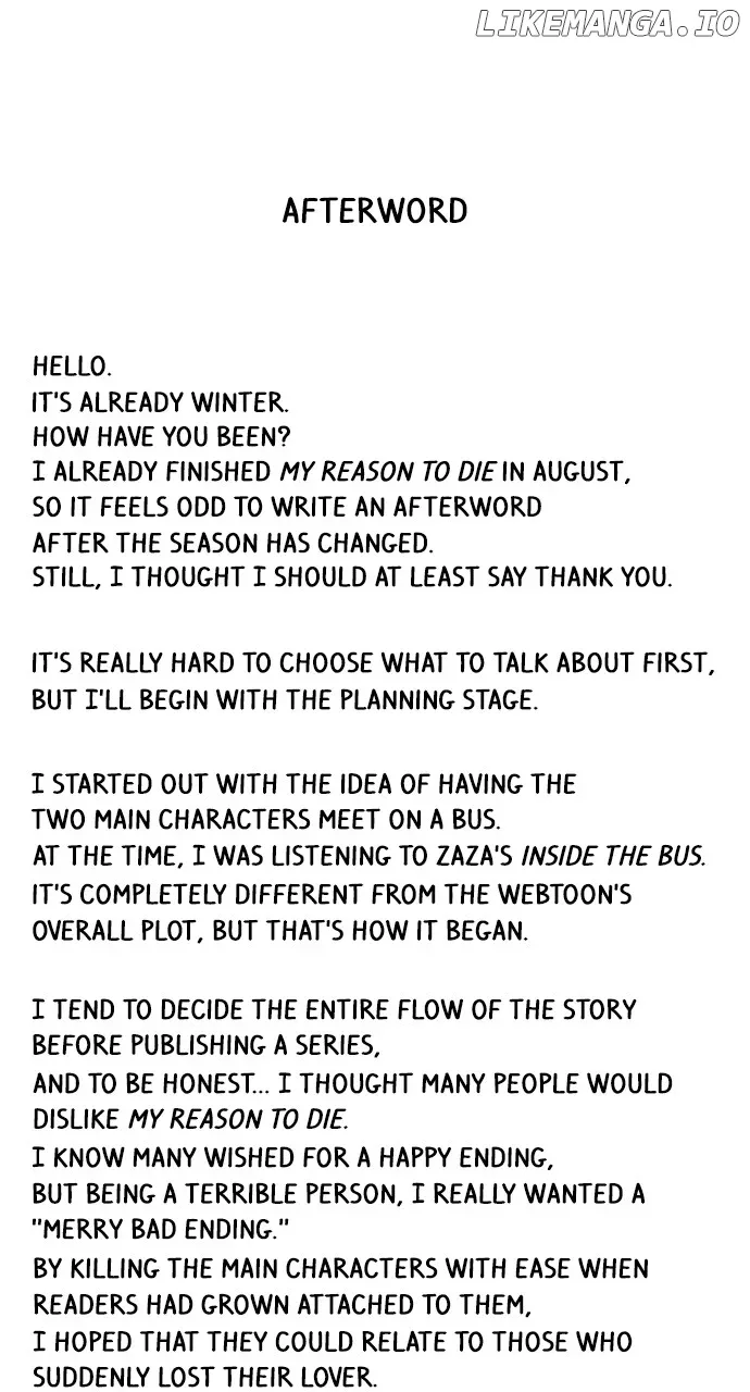 What I Decided to Die For Chapter 98.5 page 2